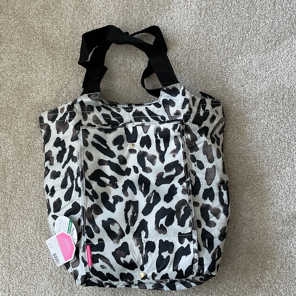 California Innovations Tote Market Insulated Isaac Mizrahi Animal Print NWT - Picture 1 of 9